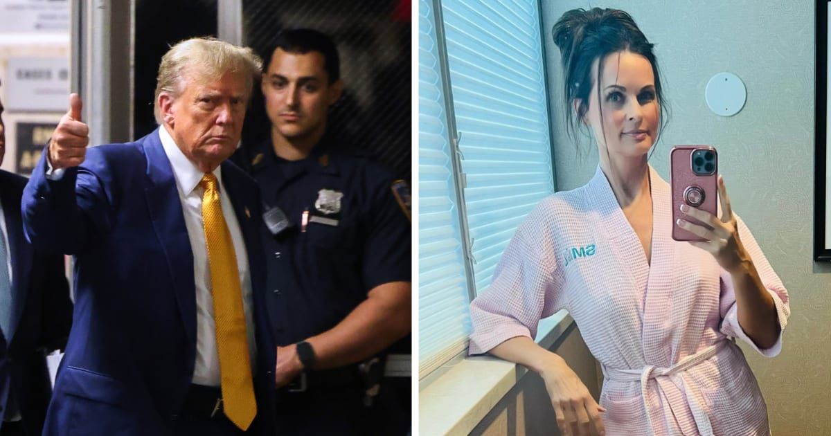 The Manhattan District Attorney’s office told Donald Trump attorney Todd Blanche that they “no longer” plan to call the ex-model (Getty Images and Instagram/@karenmcdougal)