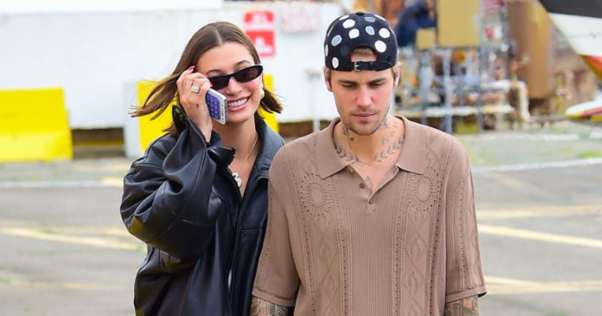 Hailey Bieber and Justin Bieber are celebrating that they will soon become parents  (Photo by Raymond Hall/GC Images )