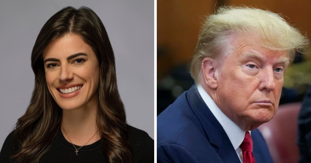 Former White House aide Madeleine Westerhout testified in the hush money trial against Donald Trump (Madeleine Westerhout/LinkedIn, Getty Images)