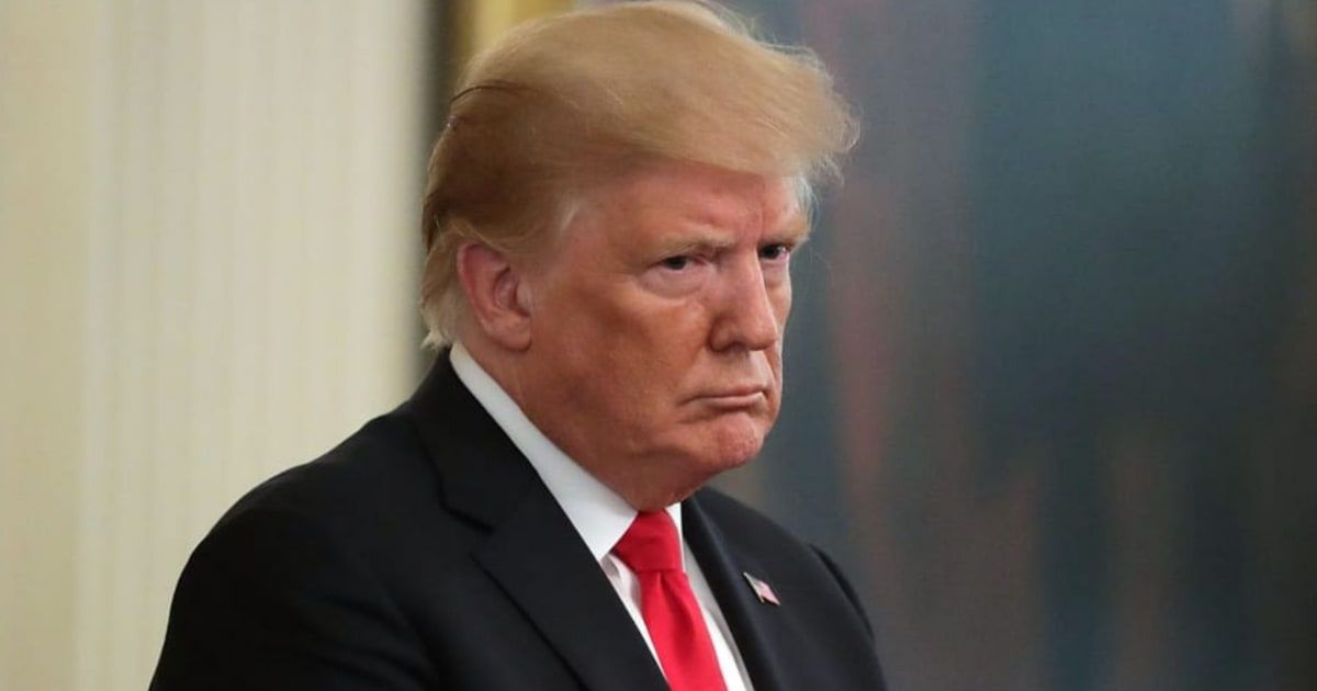 The dubious claim, which Trump appeared to embrace, alleged that one of his former professors had once declared he 'was the smartest student I ever had' (Getty Images)