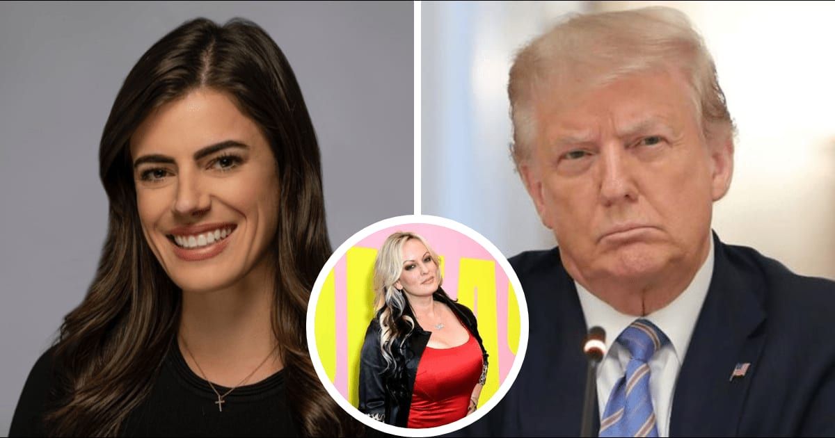 Donald Trump's former aide Madeleine Westerhout testifies former president was upset when Stormy Daniels' story surfaced (Madeleine Westerhout/ LinkedIn, Getty Images)