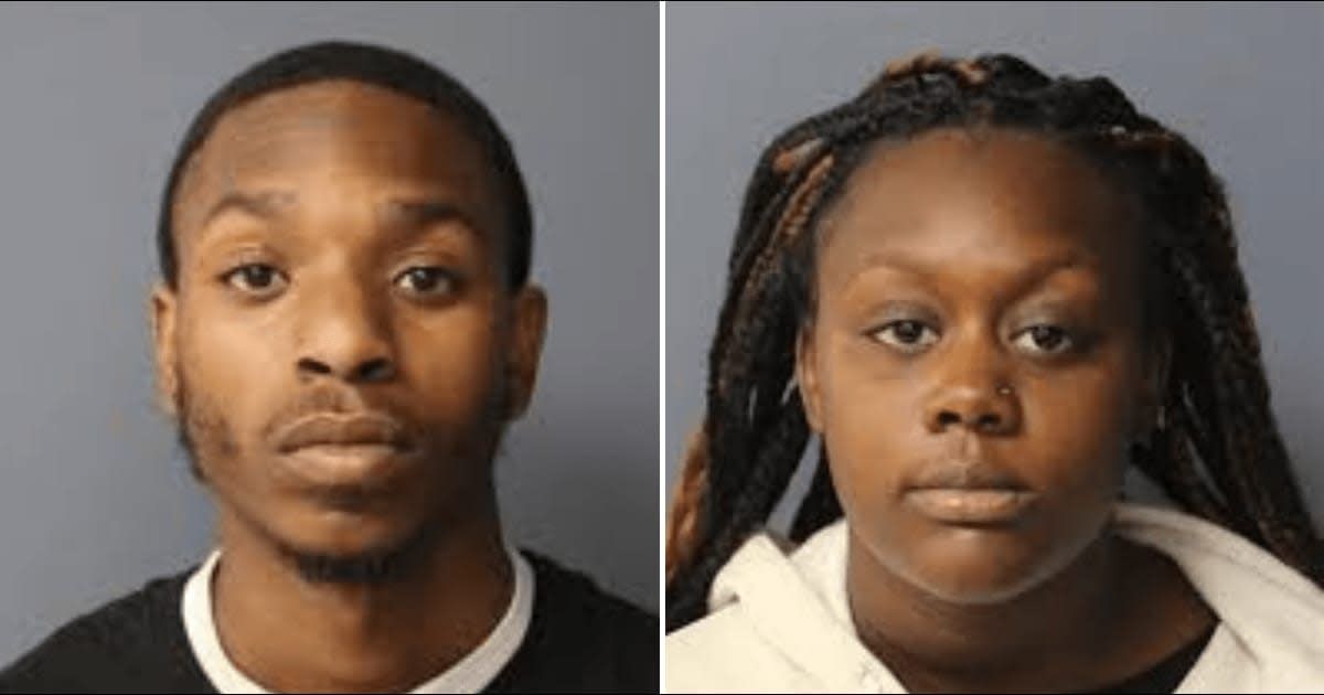 Hilary D Johnson, 23, and Z’ibreyea S Parker, 21, were taken into custody and charged with one count of second-degree murder each (Norfolk Police Department)