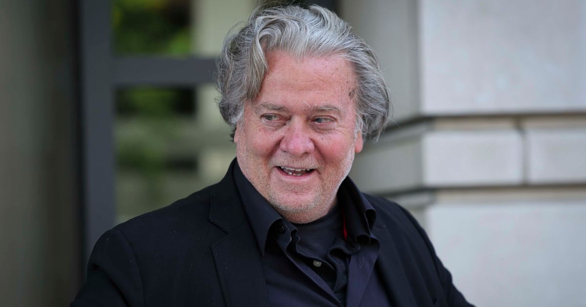 Steve Bannon was sentenced to four months in prison in a 2022 trial on charges of contempt of Congress (Getty Images)