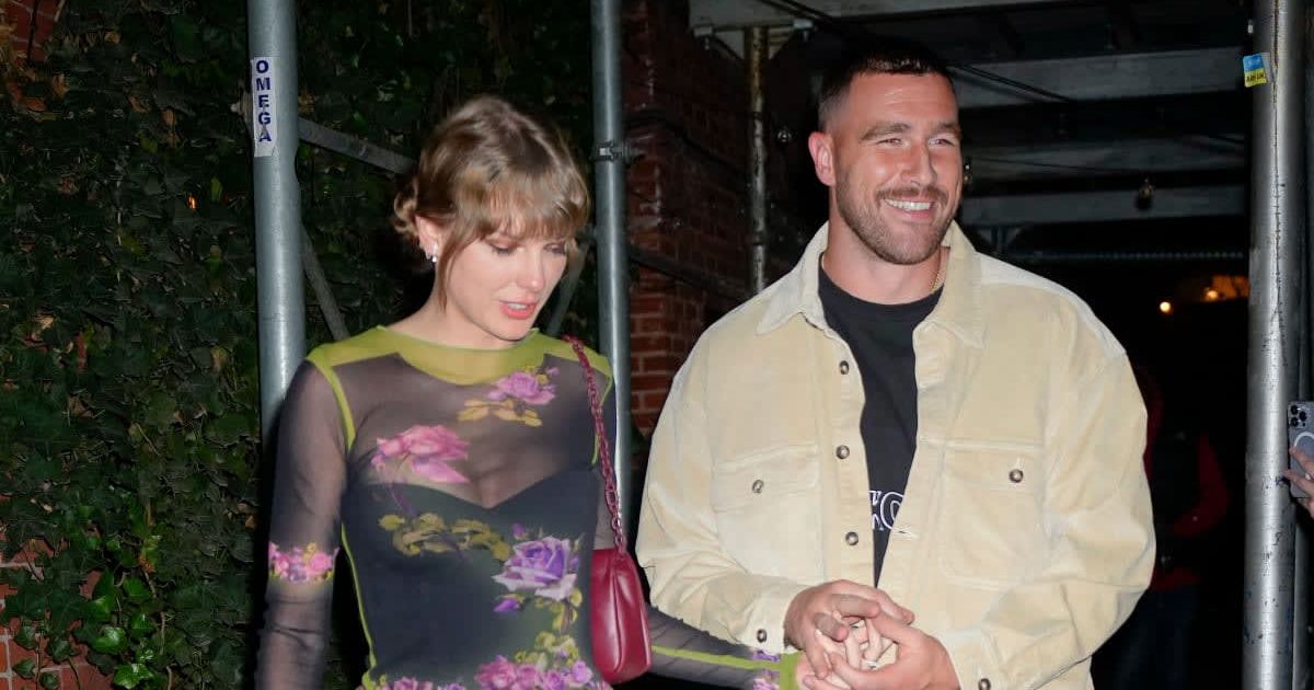 Taylor Swift's lyrics spark speculation about Travis Kelce relationship (Photo by Gotham/GC Images)