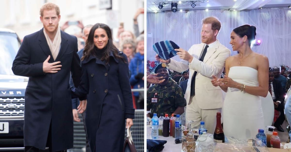 Meghan Markle and Prince Harry were invited to visit Nigeria by its highest-ranking military official (Getty Images, Instagram/@abikedabiri)