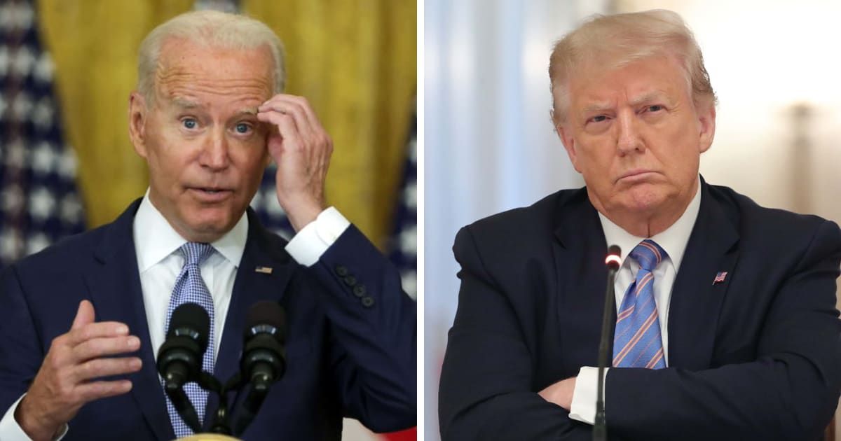 President Joe Biden said 'something snapped' in Donald Trump after his 2020 election loss (Getty Images)