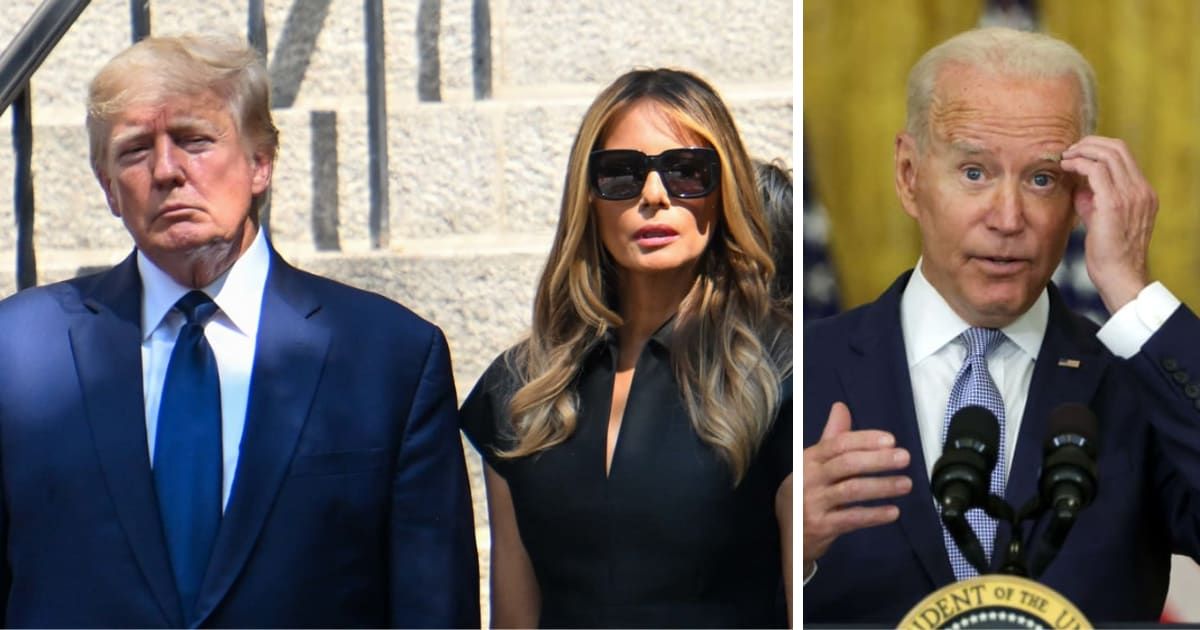 Donald Trump revealed Melania Trump's reaction when he imitated Joe Biden (Alexi J Rosenfeld/Getty Images, Getty Images)