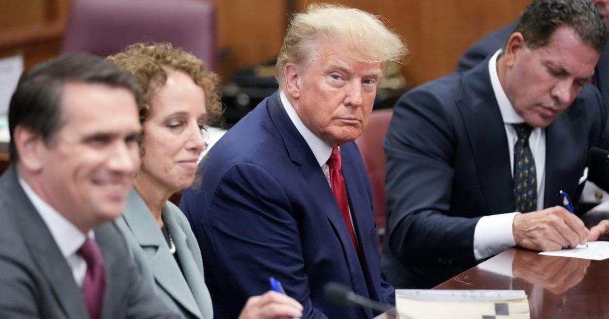 Legal analysts have been scrutinizing Donald Trump's defense strategy amid his hush money trial, noting frequent flubs (Getty Images)