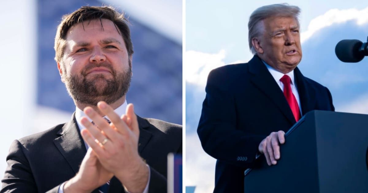 JD Vance was pressed over his support for Donald Trump (Getty Images)