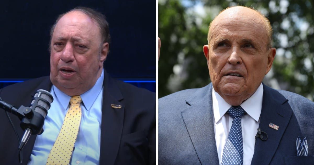 WABC owner John Catsimatidis fired Rudy Giuliani from his radio show (John Catsimatidis/YouTube, Getty Images)