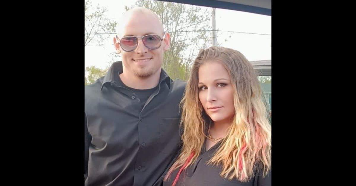Suspect Michael Aud-Headlee reportedly pursued victim Melissa armed with a kitchen knife (Melissa Aud-Medlee/Facebook)