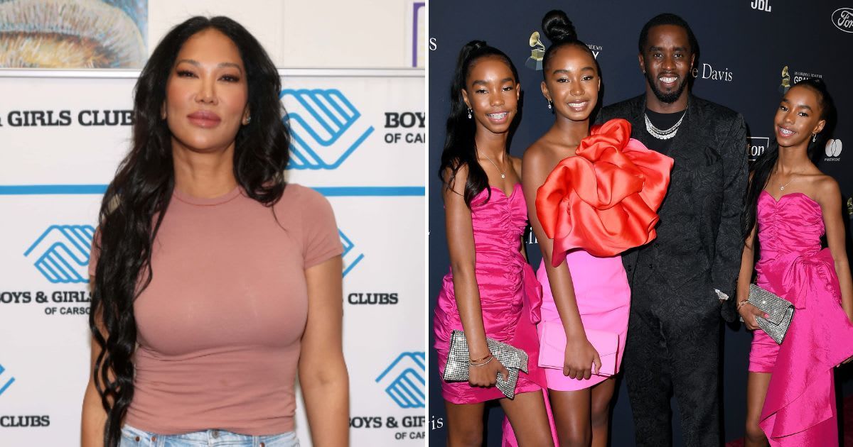 Kimora Lee Simmons has had the back of Diddy's twin daughters, Jessie James and D'Lila Star (Getty Images, Steve Granitz/WireImage)