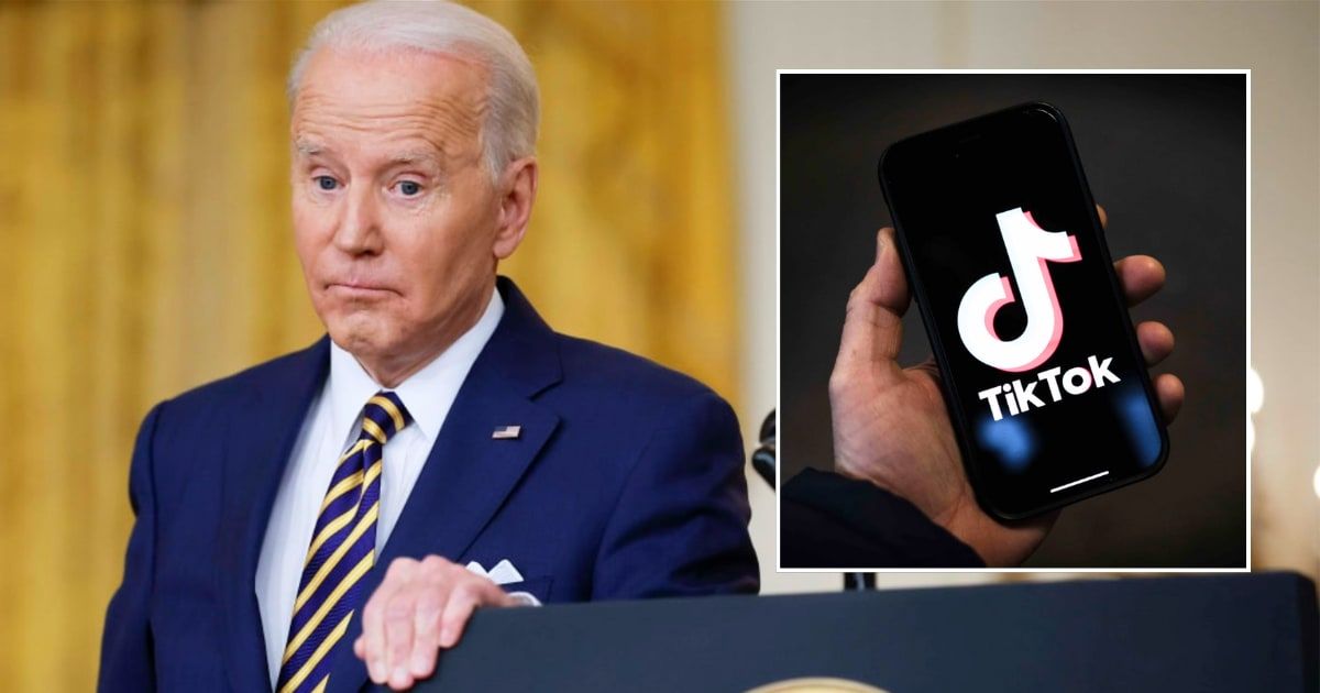 Joe Biden recently signed a law giving ByteDance, the China-based parent company of TikTok, a year to divest its stake in the app or face a ban in the US (Getty Images)