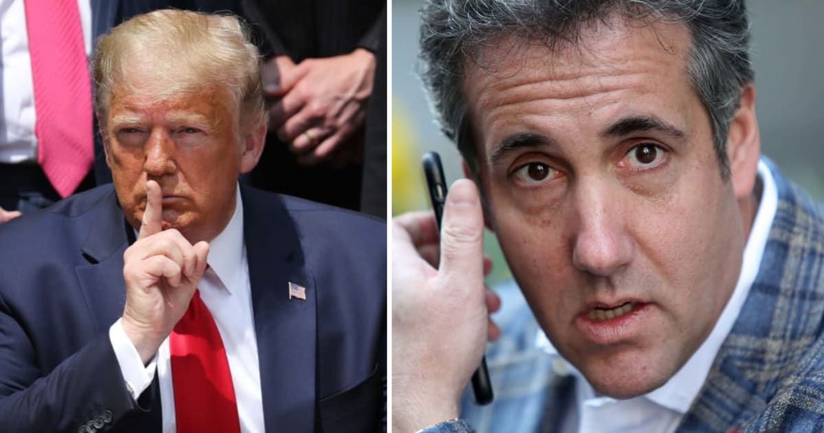 Michael Cohen revealed how Donald Trump wanted to dub the 'Access Hollywood' tape leak as 'locker room talk' (Getty Images)