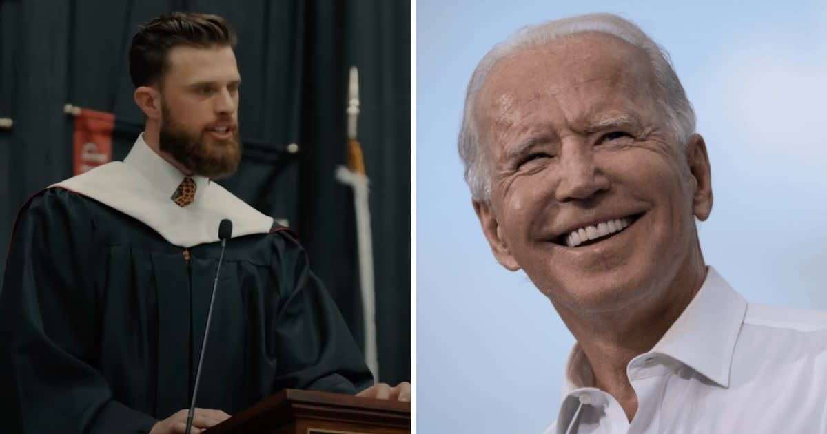 Internet hails Chiefs star Harrison Butker after he says pro-choice Biden supports 'murder of innocent babies' 