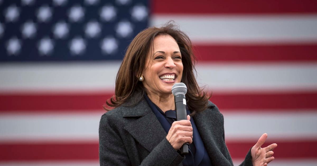 VP Kamala Harris used an f-word during a speech at the annual Asian Pacific American Institute for Congressional Studies Legislative Leadership Summit (Getty Images)