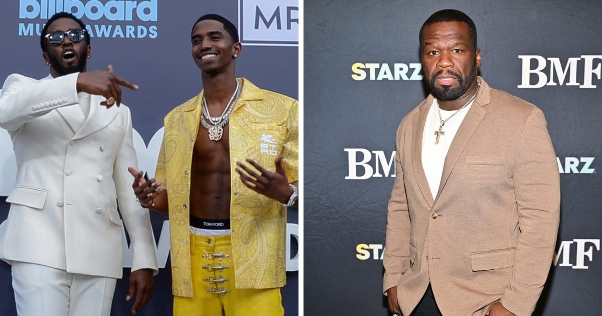 Diddy and his son Christian 'King' Combs were brutally mocked by 50 Cent (Mindy Small/FilmMagic, Derek White/Getty Images for STARZ)