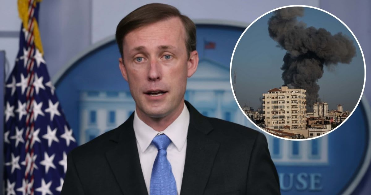 National Security Advisor Jake Sullivan told reporters Monday that the Biden administration does not consider Israel's actions in Gaza to be 'genocide' (Getty Images)