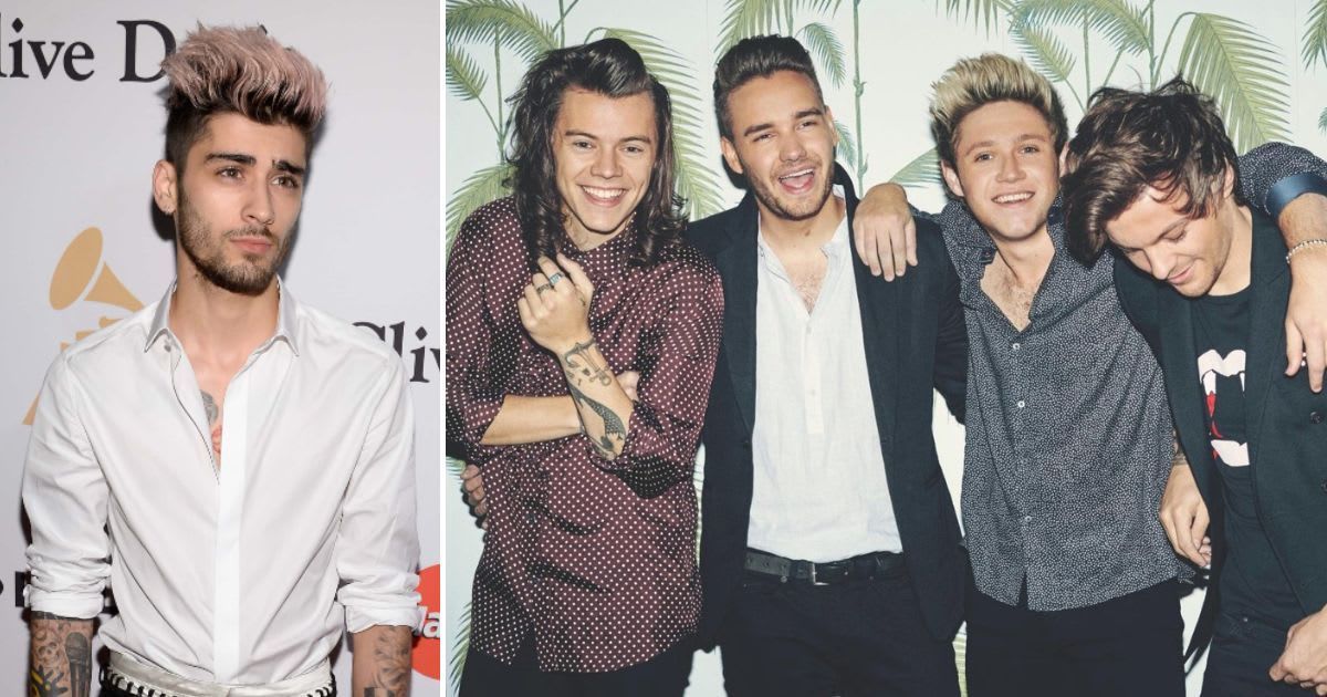 Zayn Malik wants to approach his One Direction fellow members with 'forgiveness and friendship' (Getty Images, One Direction/Facebook)