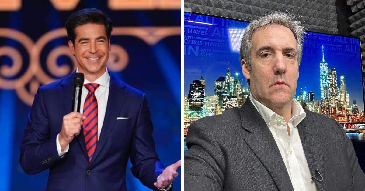  Fox News' Jesse Watters stirred controversy by suggesting Michael Cohen's mental state was devastated after not securing a high-ranking White House position (Getty/@@MichaelCohen212/X)