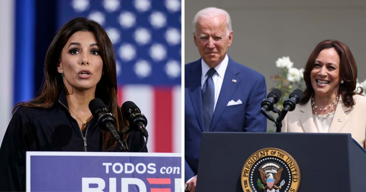 Eva Longoria's endorsement of the Biden-Harris campaign isn't her first foray into political activism (Getty Images)