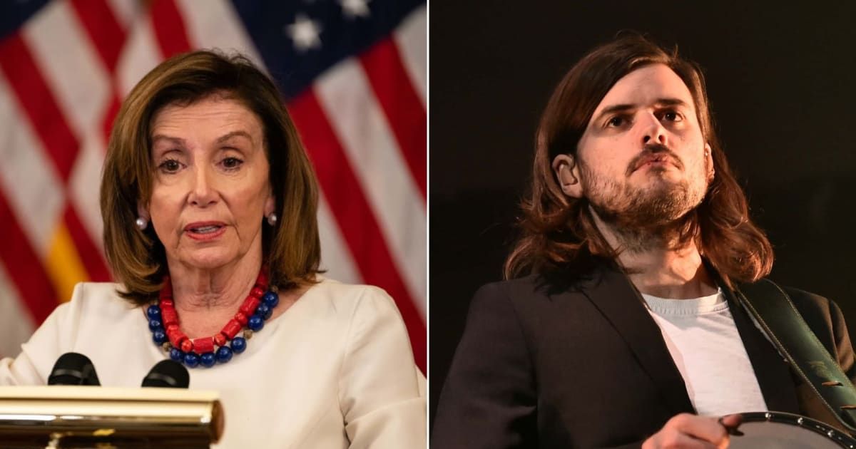 Winston Marshall brutally refuted Nancy Pelosi's assertion that populism is a 'threat to democracy' (Getty Images)