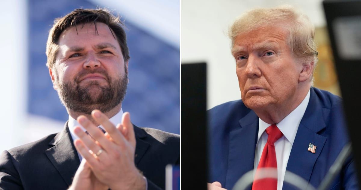 Republican Senator JD Vance of Ohio made a notable appearance at the hush money criminal trial against former President Donald Trump on May 13 (Getty Images)