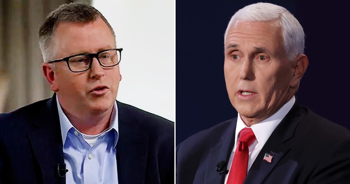 Former Situation Room officer Mike Stiegler claimed that former VP came 'close' to losing his life during Capitol riots  (Getty Images, ABC News/YouTube)