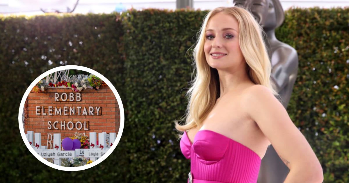 One of the reasons Sophie Turner left the United States was the 2022 Uvalde school shooting (Getty Images)