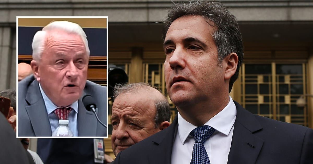 At a House hearing, lawyer Bob Costello launched a scathing counterattack against Michael Cohen (Getty Images, Forbes Breaking News/YouTube)