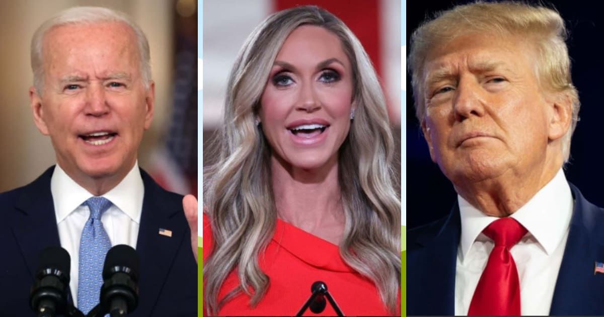 Lara Trump swiftly labeled the upcoming presidential debates as 'rigged' shortly after Donald Trump agreed to participate (Getty Images)