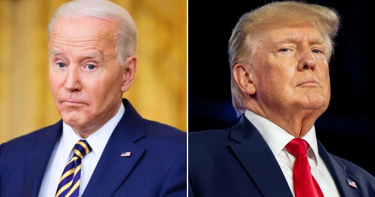 Joe Biden and Donald Trump struggling to capture base voters as they agree to face off at debate (Getty Images)