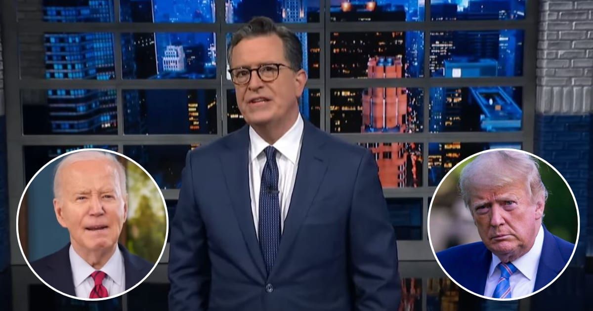 Stephen Colbert celebrated the agreement between Joe Biden and  Trump for debates before election(The Late Show with Stephen Colbert/Getty)