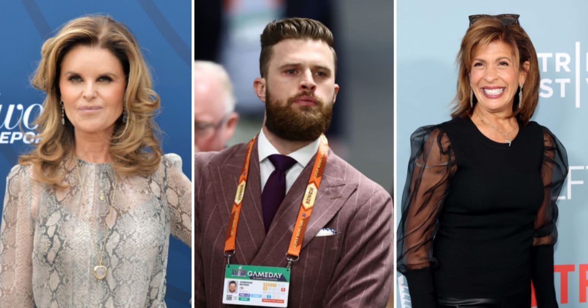 Harrison Butker faces backlash from Maria Shriver, Hoda Kotb and more celebrities for his controversial remarks (Getty Images, Photo by Tim Nwachukwu/Getty Images)