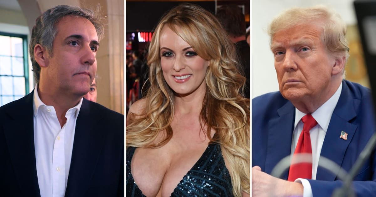 Disbarred lawyer Michael Cohen testified that he once believed Stormy Daniels, an adult film actress, was extorting former President Donald Trump (Getty Images)