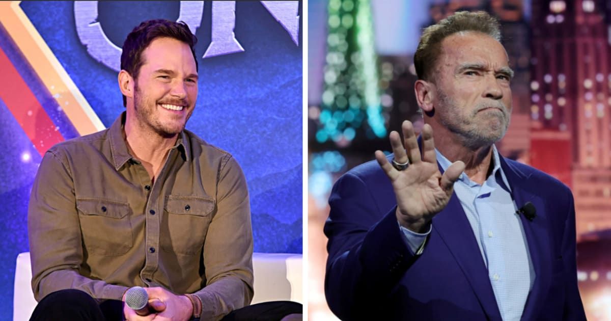 Chris Pratt said Arnold Schwarzenegger's point of view has enriched his life (Getty Images)
