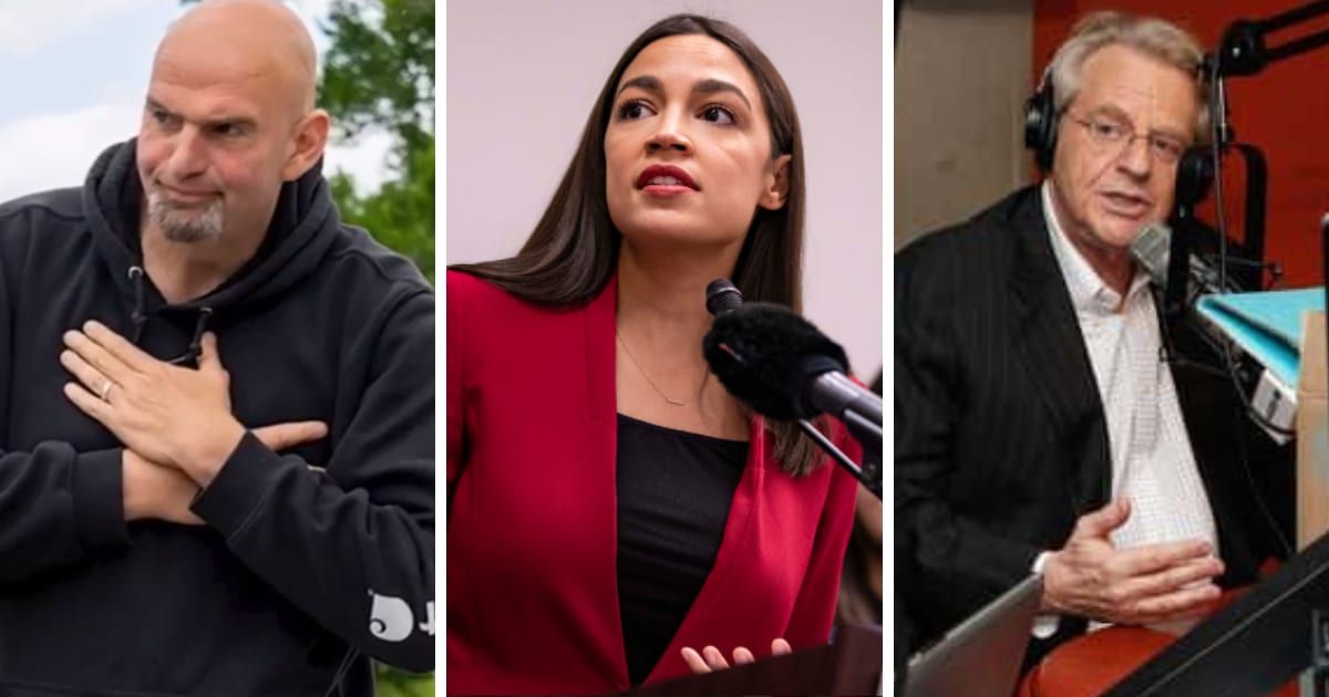 Alexandria Ocasio-Cortez responded to John Fetterman's tweet comparing disagreement on House floor to Jerry Springer's show (Getty Images)