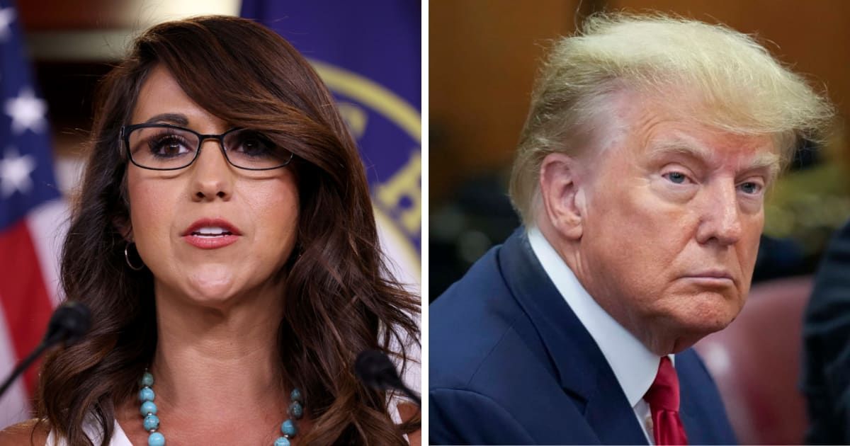 Rep Lauren Boebert recently attended Donald Trump's hush money trial (Getty Images)