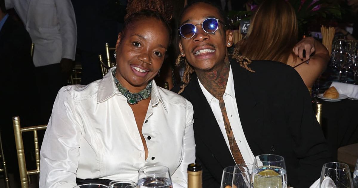Wiz Khalifa gushes about the warm and close bond he has with his mother Peachie Wimbush-Polk (Robin Marchant/Getty Images for Pencils of Promise)