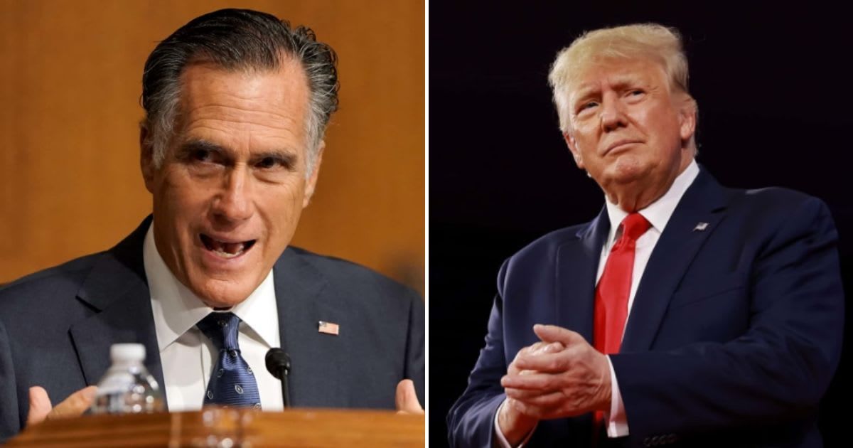 Sen Mitt Romney finds the term 'America First', popularized by Donald Trump, laughable (Getty Images)