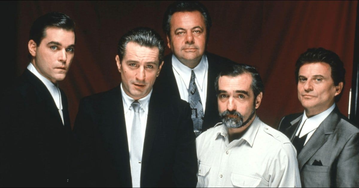 Ray Liotta, Robert De Niro, Paul Sorvino, Martin Scorsese, and Joe Pesci in 'Goodfellas' (IMDb)