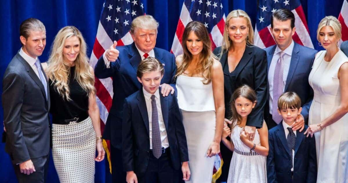 Donald Trump and his family do know how to live life large (Getty Images)