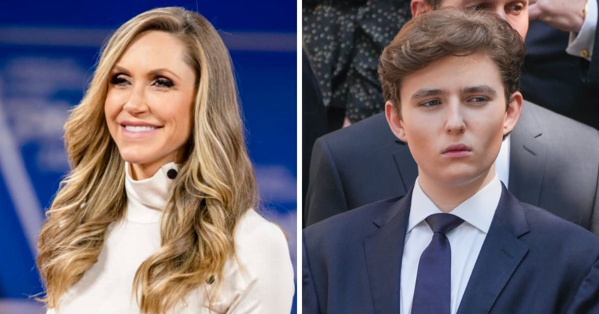 Lara Trump debuted a new song on the day of Barron Trump's high school graduation (Getty Images)