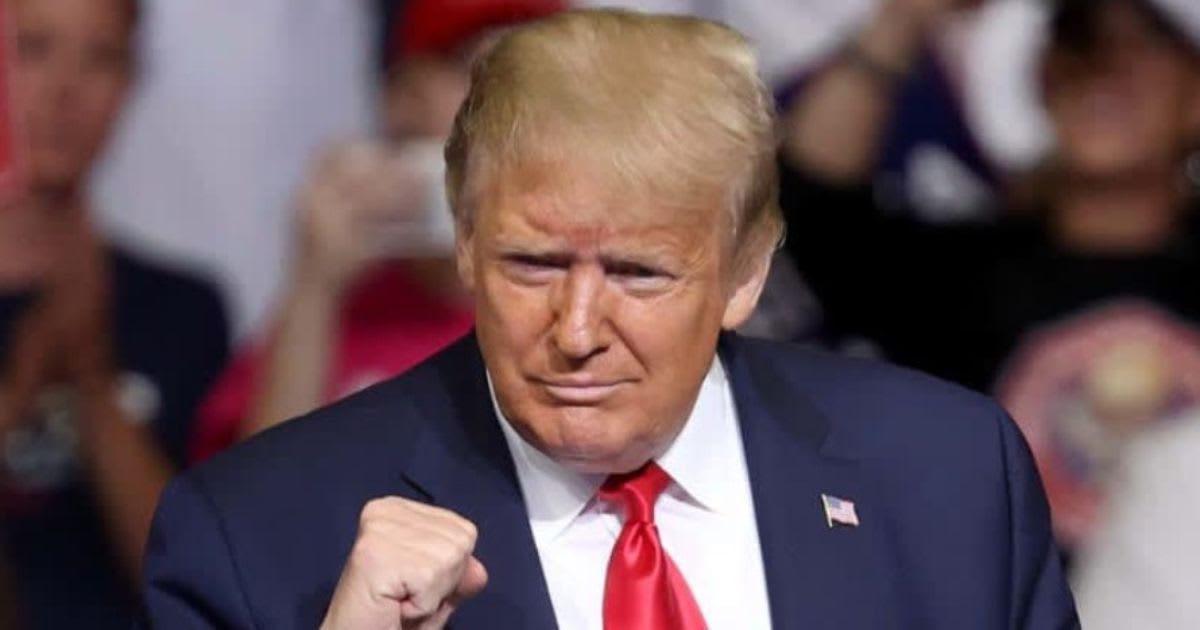 Donald Trump spoke at a meeting of the NRA on Saturday, May 18, 2024 (Getty Images)