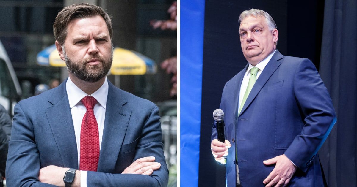 JD Vance has applauded Hungarian leader Viktor Orban (Stephanie Keith/Getty Images and Thierry Monasse/Getty Images)