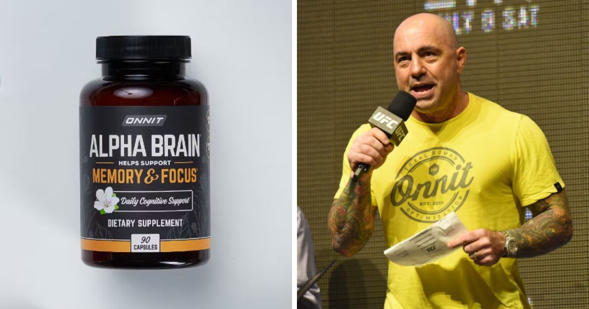 Joe Rogan promoted supplement faces law suit over false claims (Getty Images and Onnit)