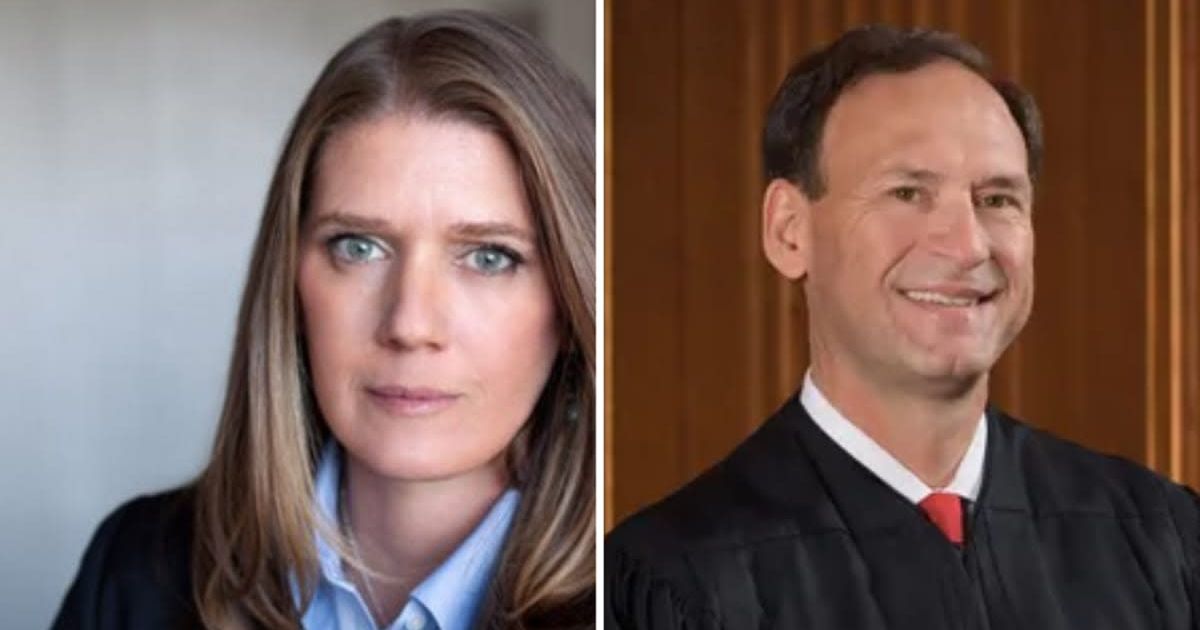 Mary Trump has raised concerns about Republicans following the controversy surrounding Samuel Alito (Mary Trump/X, Wikipedia)