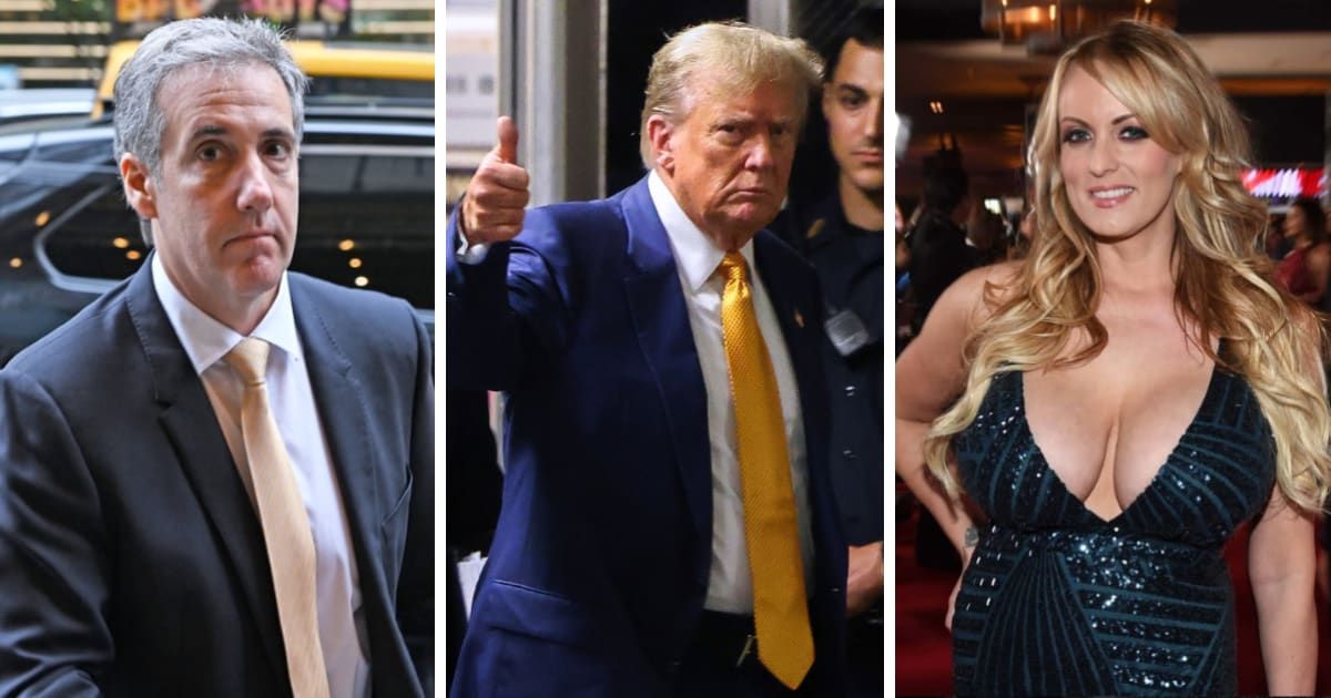 Michael Cohen spoke to Donald Trump in person or by phone more than 20 times in October 2016 about Stormy Daniels' payment (Getty Images)