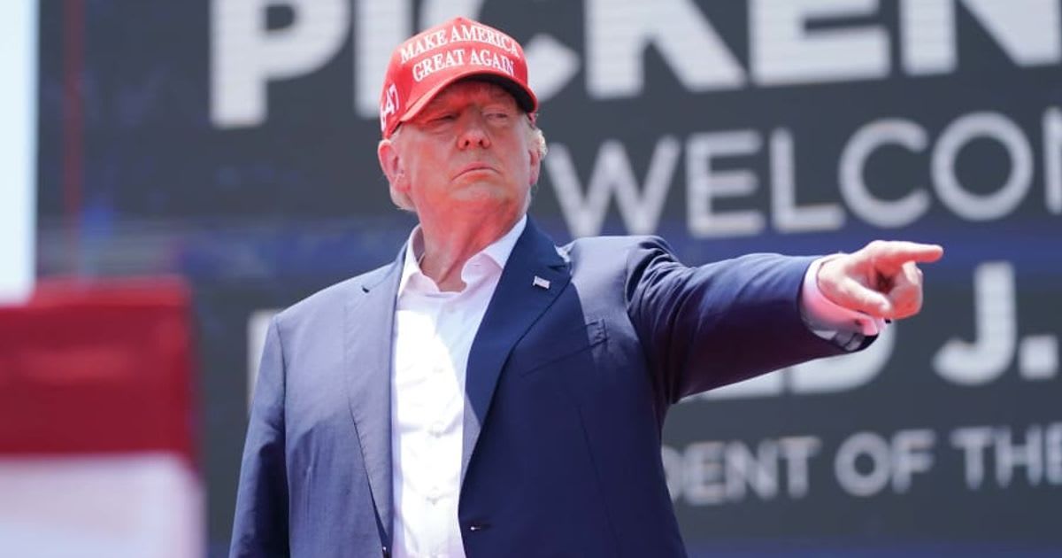 Donald Trump referred to himself in third person during NRA speech in Texas (Getty Images)