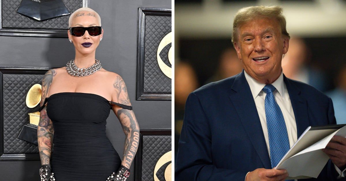 Amber Rose has endorsed Donald Trump as the next US President (Axelle/Bauer-Griffin/FilmMagic and Steven Hirsch - Pool/Getty Images)